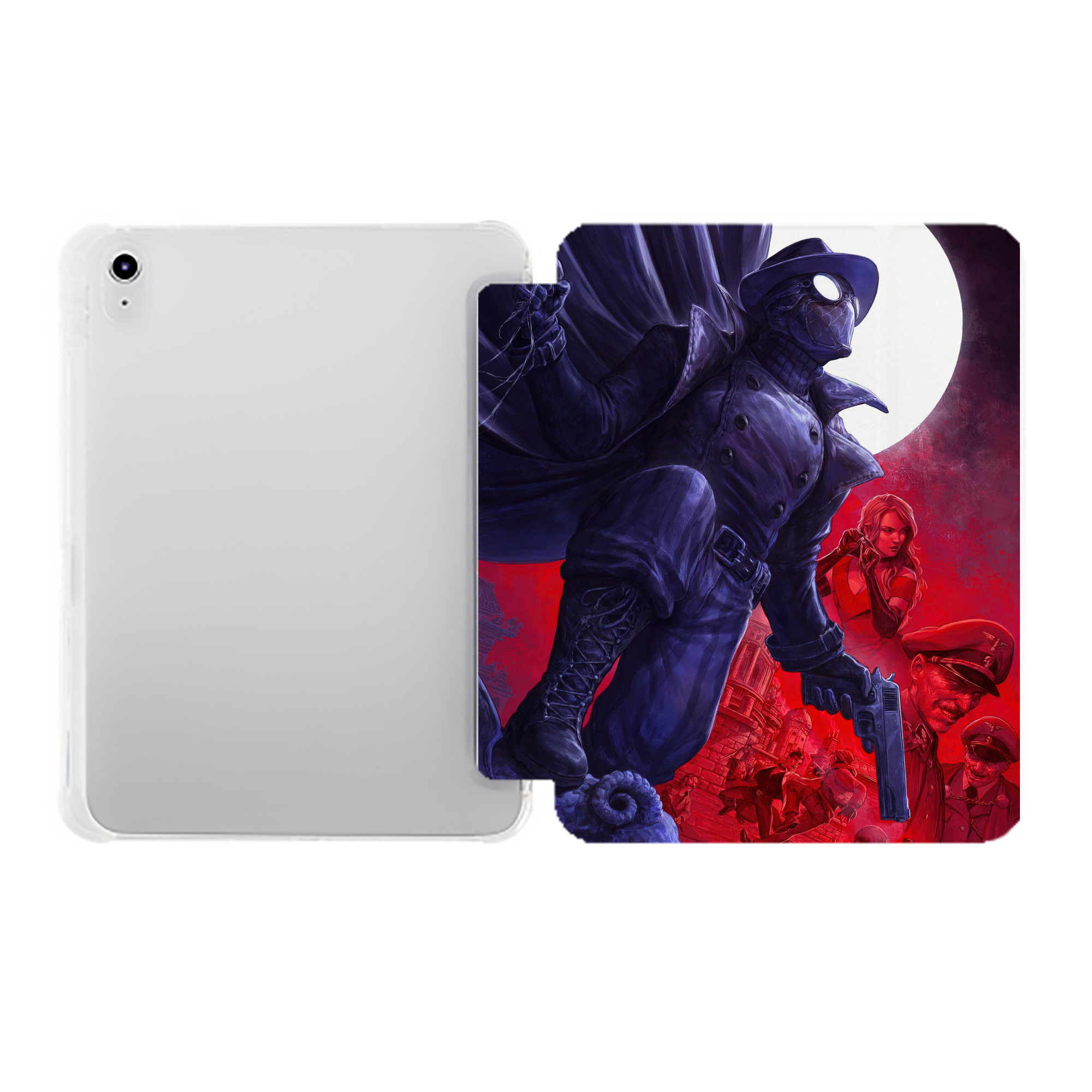 （画像用） Spider Man スパイダーマン IPad ケース ペン収納付き 三つ折りスタンド PUレザー×シリコン 対応機種9.5/10.5/10.9インチ